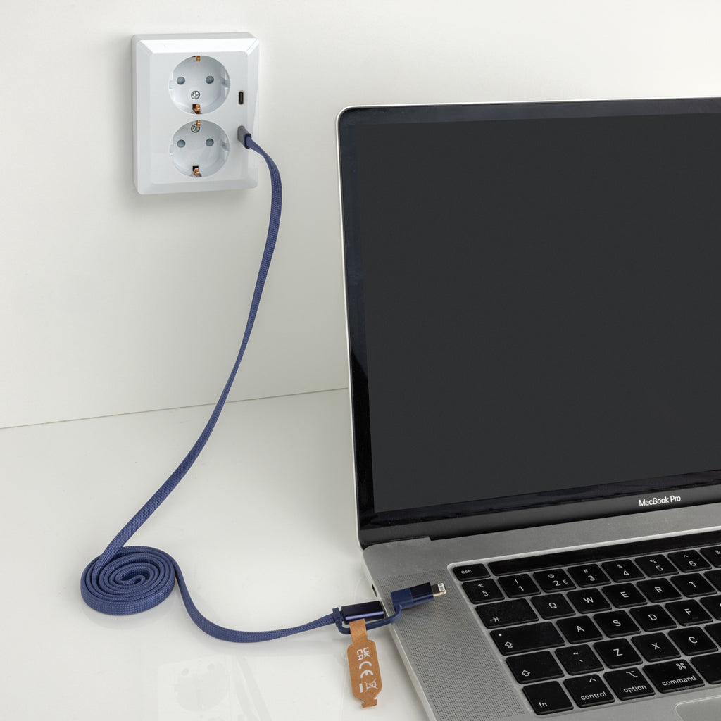 Arc Ultra-thin RCS recycled 60W 2 in 1 magnetische kabel