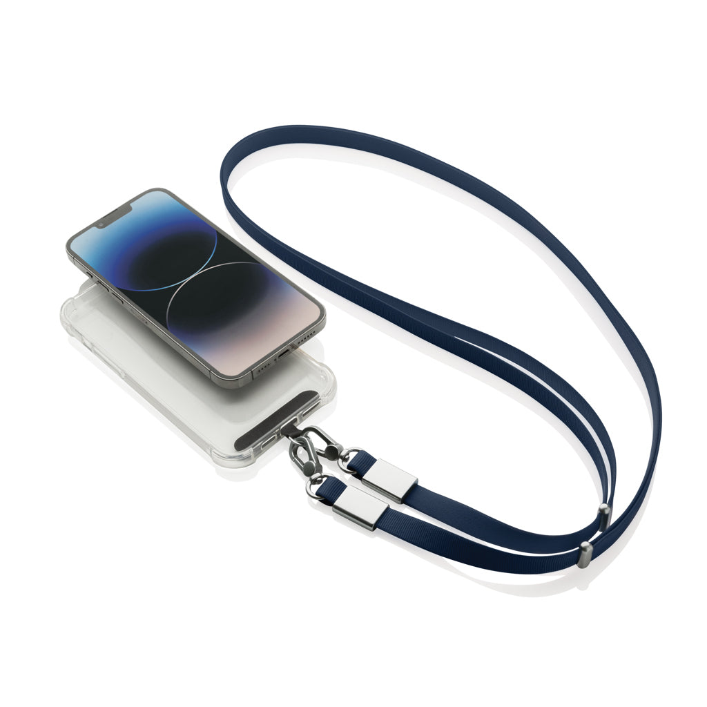 Nivo RCS recycled PET Crossbody lanyard