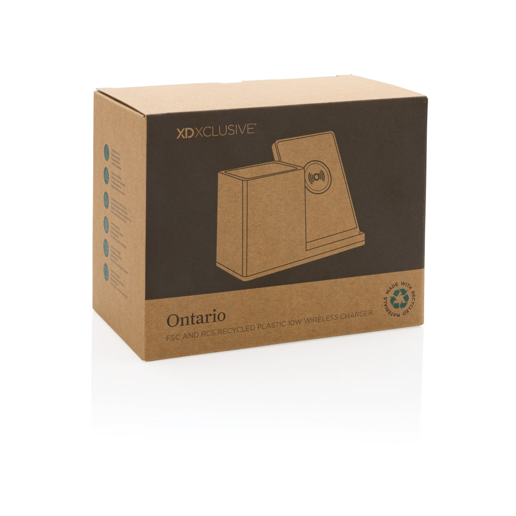 Ontario RCS recycled plastic 10W draadloze lader