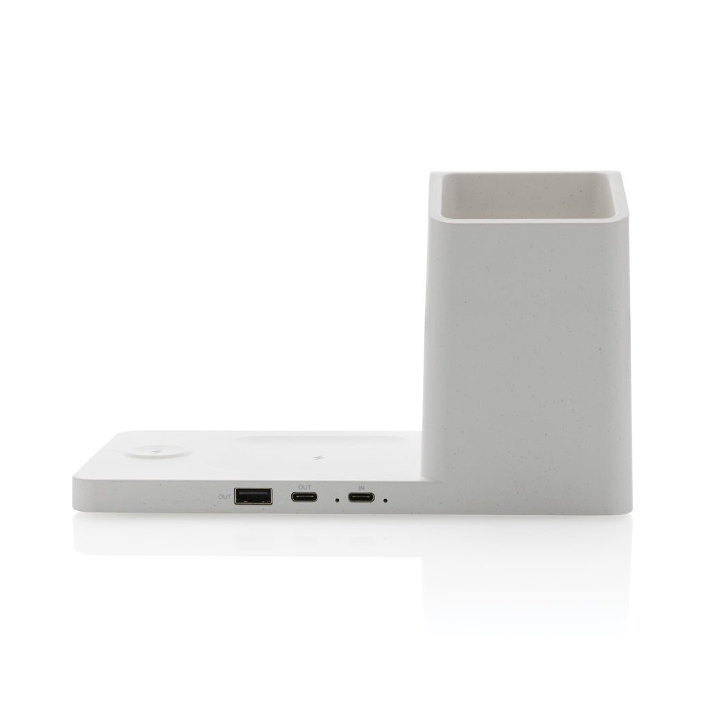 Ontario RCS gerecycled plastic & bamboe 15W 3 in 1 lader