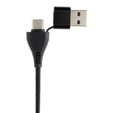 Link RCS gerecycled plastic en bamboe dubbeleUSB-hub