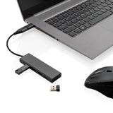 Terra RCS gerecycled aluminium hub met 3 USB-poorten