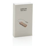 Bamboe hub met type C
