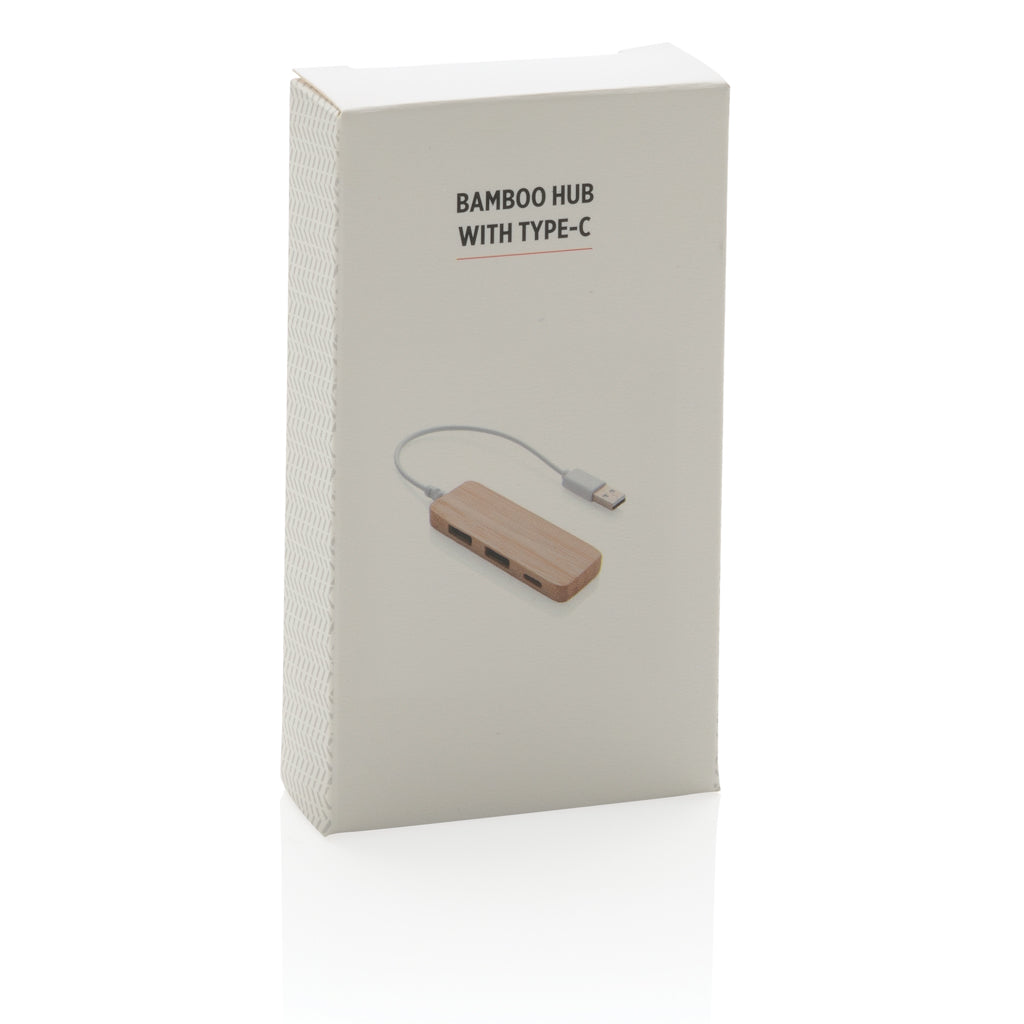 Bamboe hub met type C