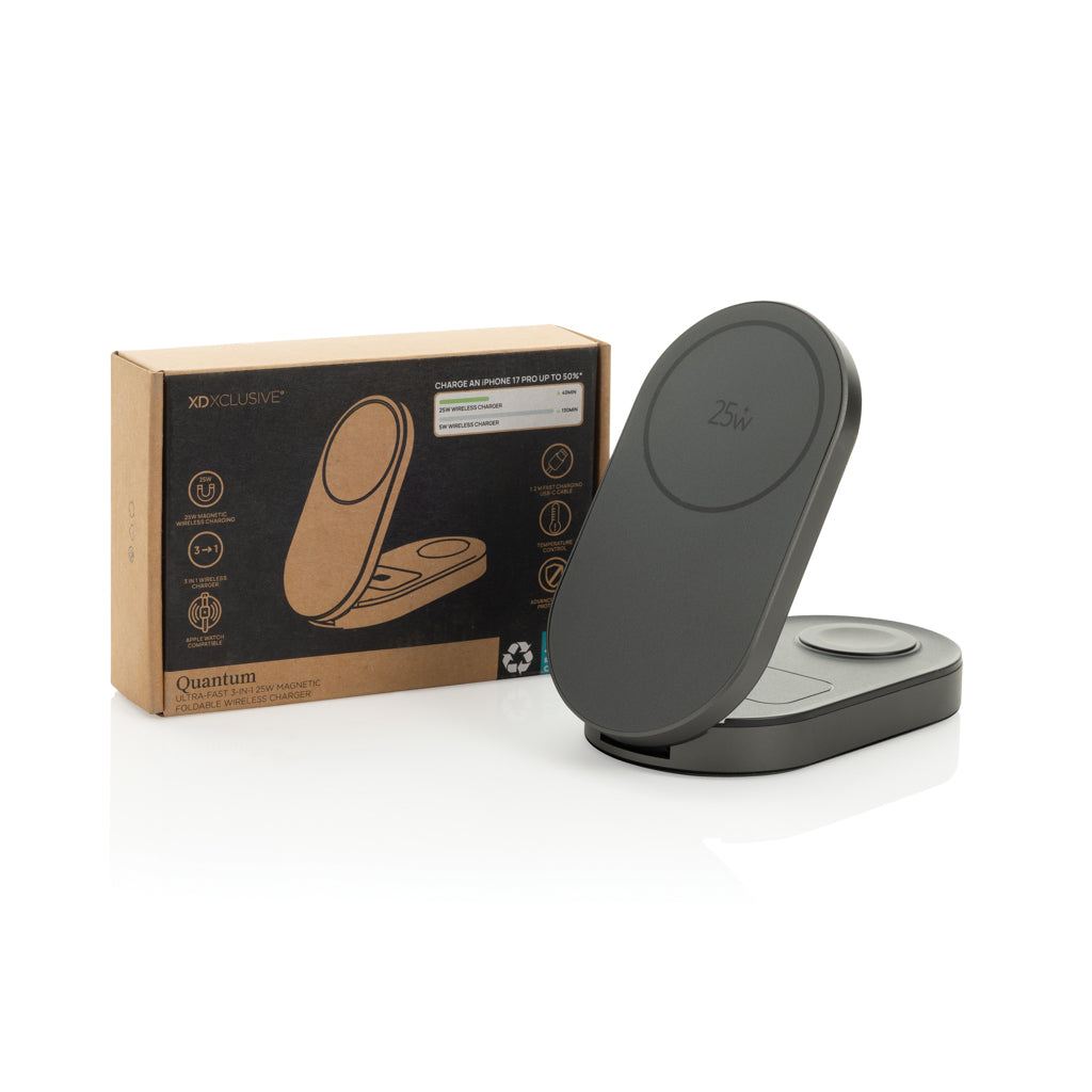Quantum ultra-fast 3-in-1 25W vouwbare lader