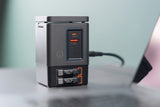 Urban Vitamin Sacramento 105W GaN lader, uittrekbare kabels