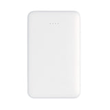 5.000 mAh zakformaat powerbank met geïntegreerde kabels
