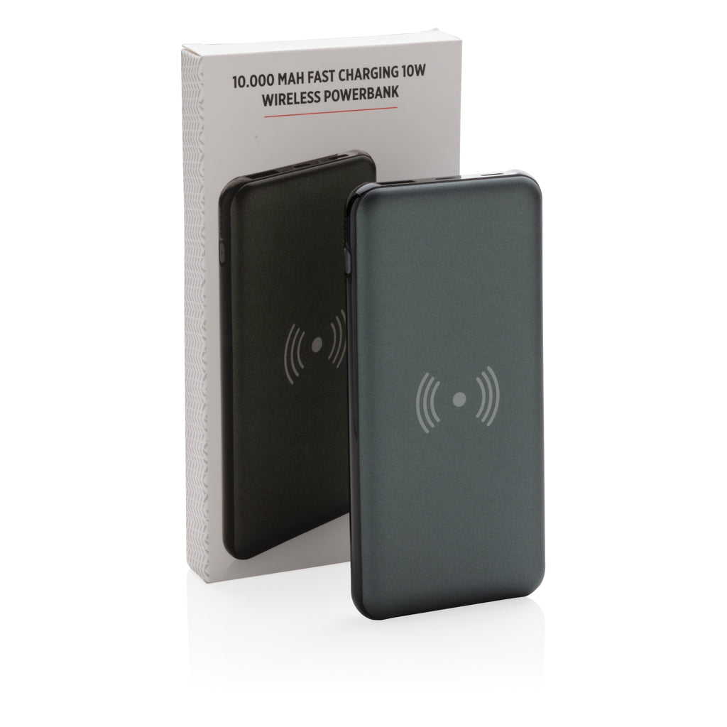 10.000 mAh powerbank met 10W draadloos snelladen met PD