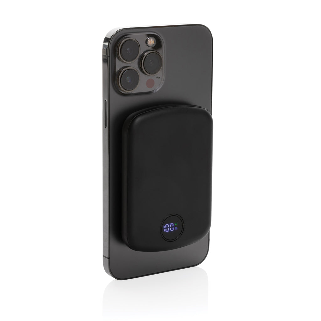 MagBoost gerecycled plastic 5000 mah magnetische powerbank