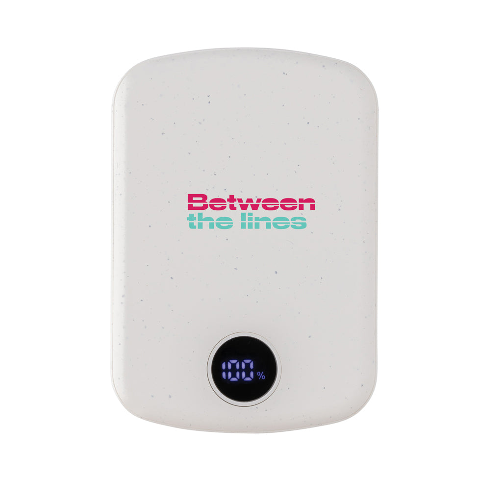 MagBoost gerecycled plastic 5000 mah magnetische powerbank