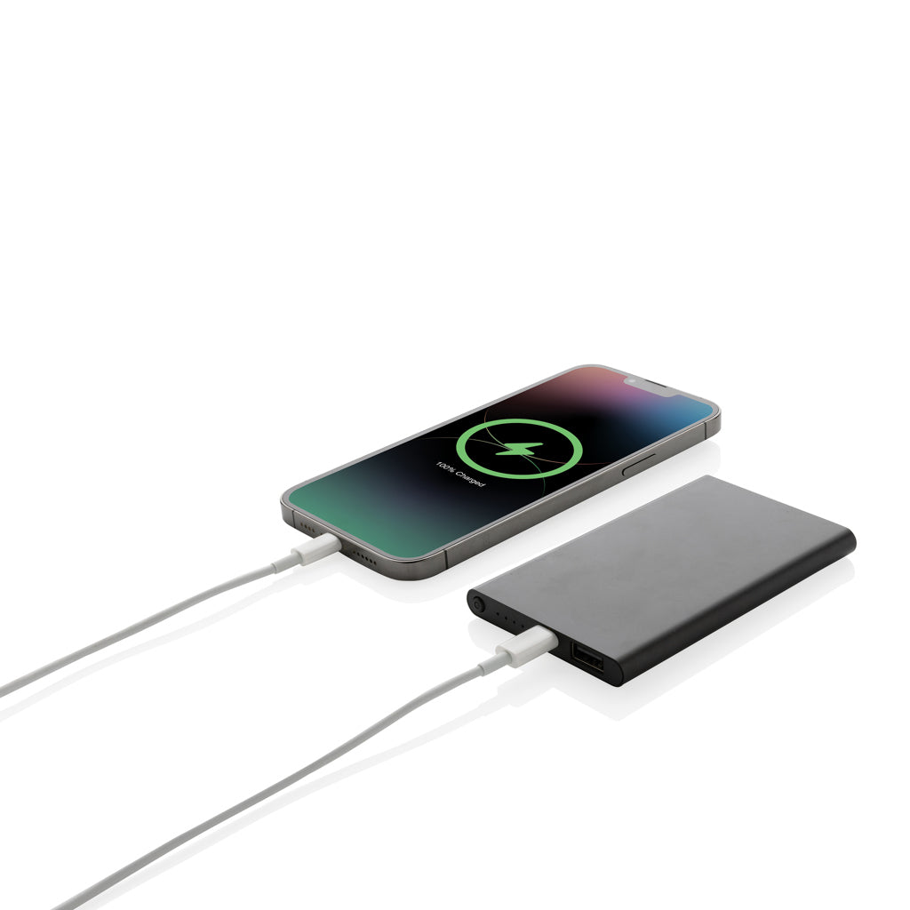 RCS gerecycled plastic/alu 4000 mah powerbank met type C