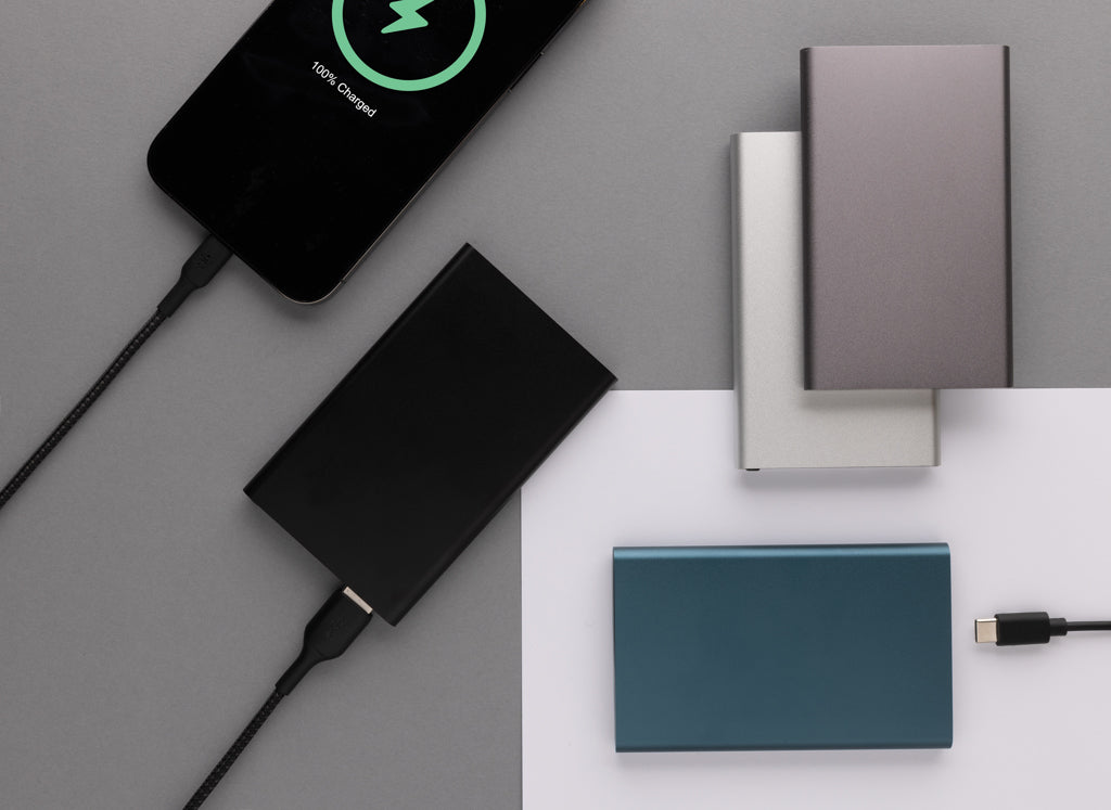 RCS gerecycled plastic/alu 4000 mah powerbank met type C