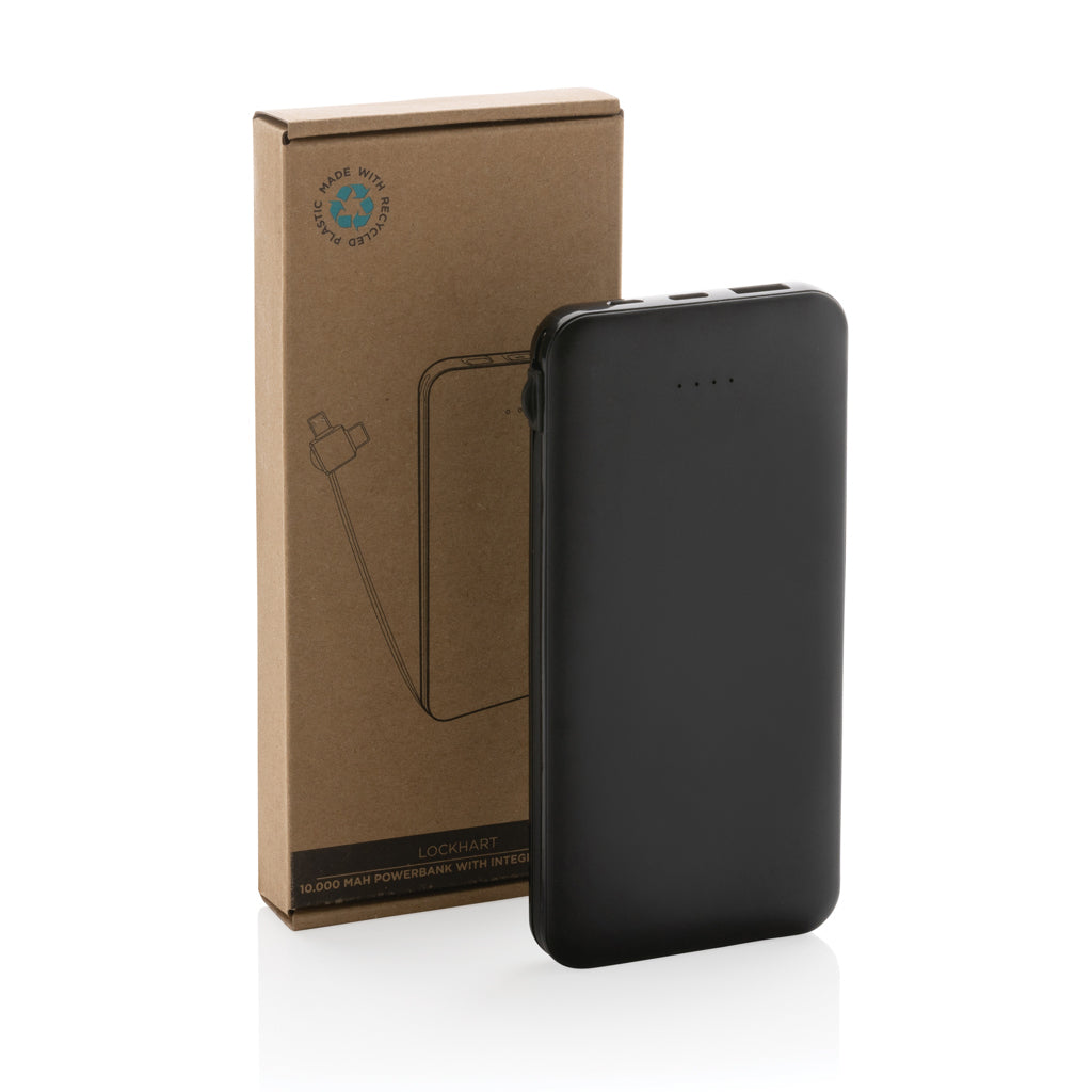 Lockhart RCS gerecycled plastic 10.000 powerbank
