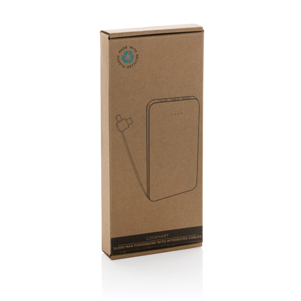 Lockhart RCS gerecycled plastic 10.000 powerbank