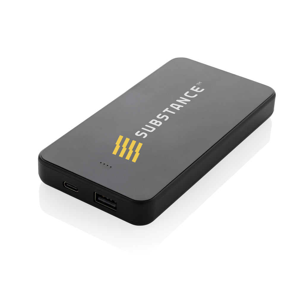 Boostcore RCS recycled plastic powerbank 10.000mAh met USB