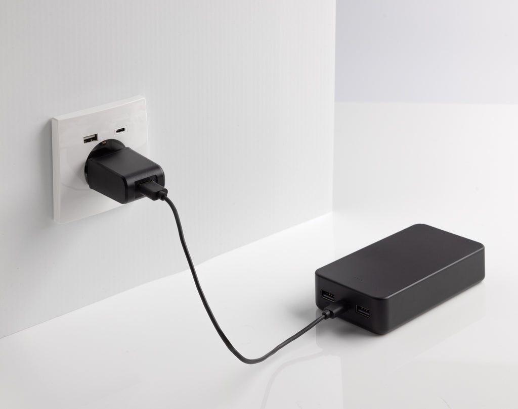 Boostcore RCS recycled plastic powerbank 20.000mAh met USB C