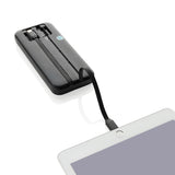 Turbopack RCS rplastic powerbank 10.000 ingebouwde kabels
