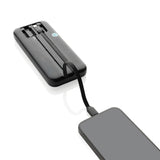 Turbopack RCS rplastic powerbank 10.000 ingebouwde kabels