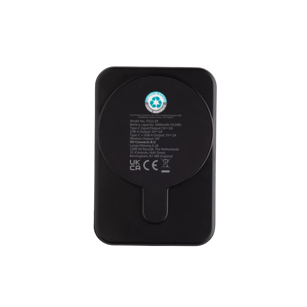 Stellar RCS rplastic 5000 mah 5W magnetische powerbank