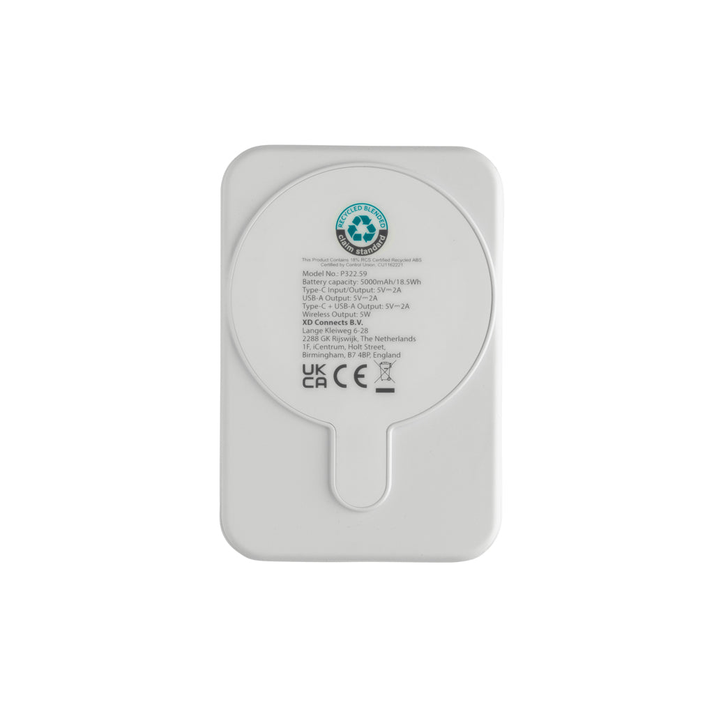 Stellar RCS rplastic 5000 mah 5W magnetische powerbank