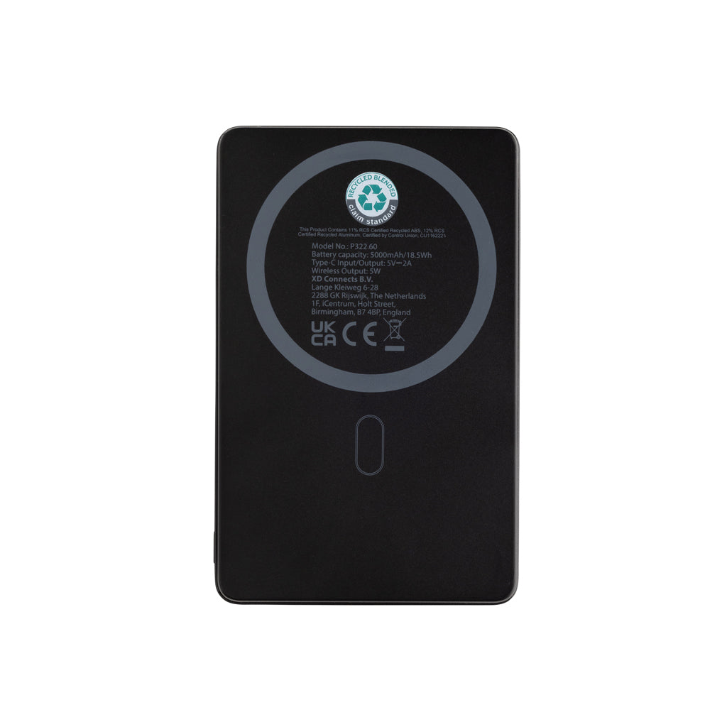 Orion RCS r-aluminium 5000 mah 5W magnetische powerbank