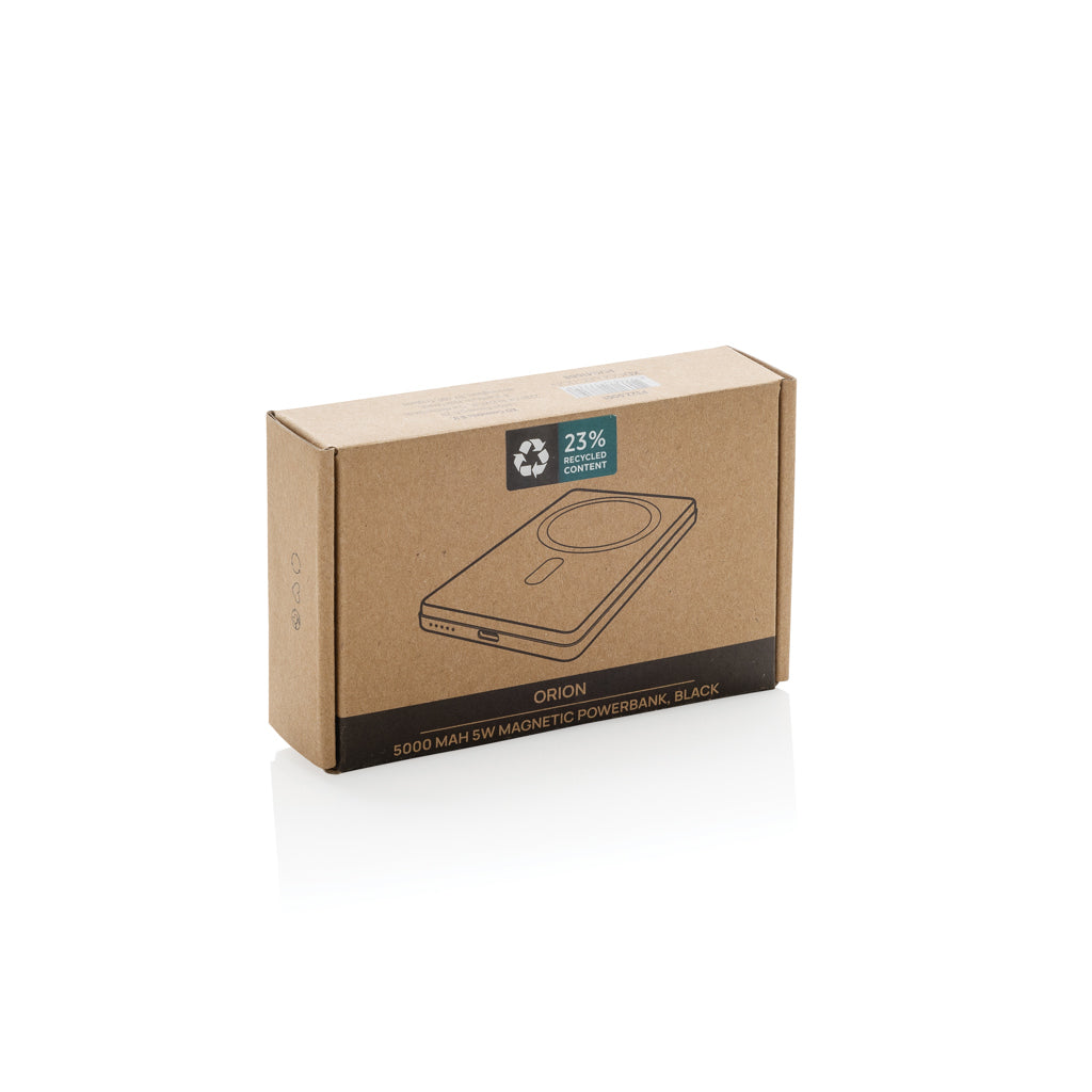 Orion RCS r-aluminium 5000 mah 5W magnetische powerbank