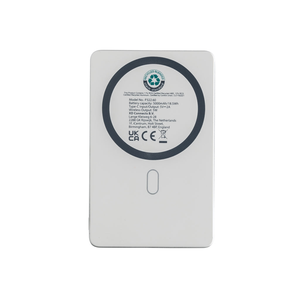 Orion RCS r-aluminium 5000 mah 5W magnetische powerbank
