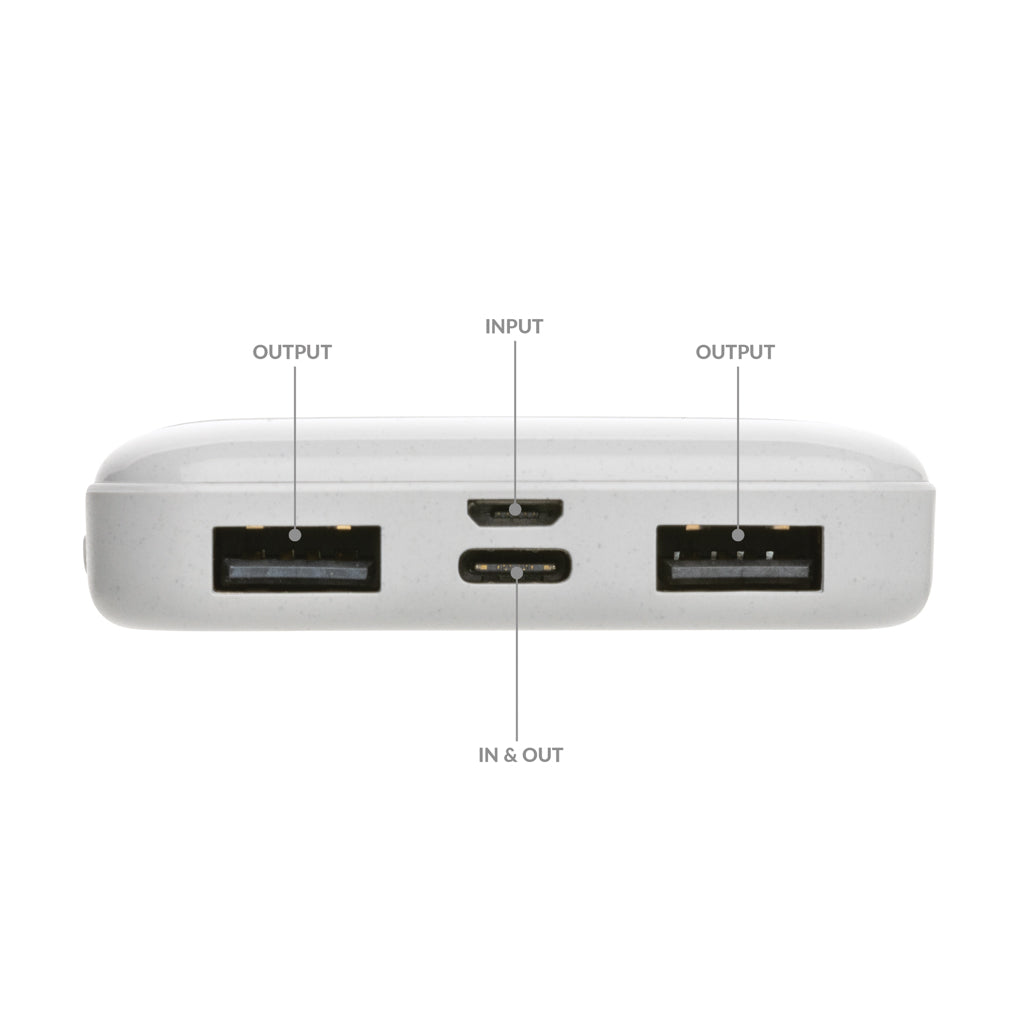 RCS gerecycled plastic 5.000 mAh powerbank