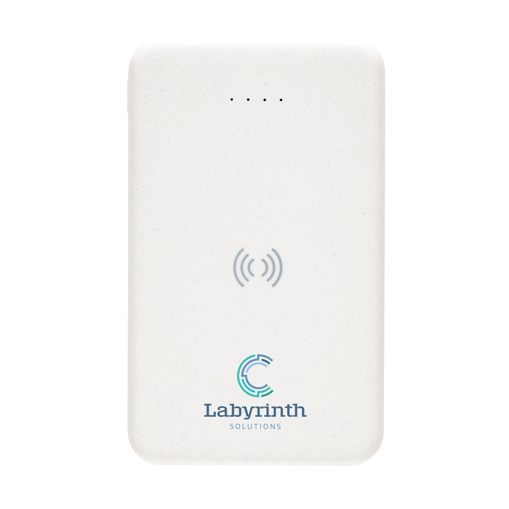 RCS gerecycled plastic 5.000 mAh 5W draadloze powerbank