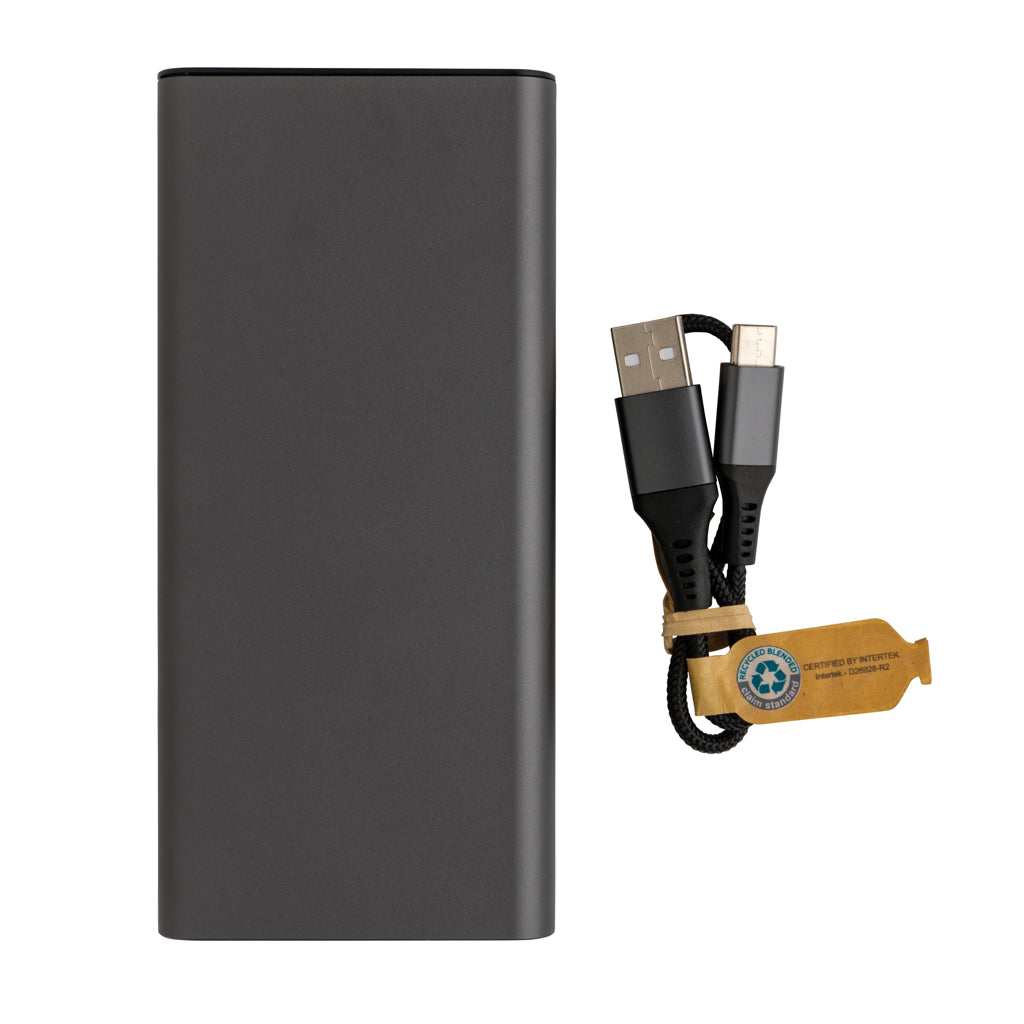 Terra RCS gerecyclede 20W aluminium powerbank 20.000 mAh