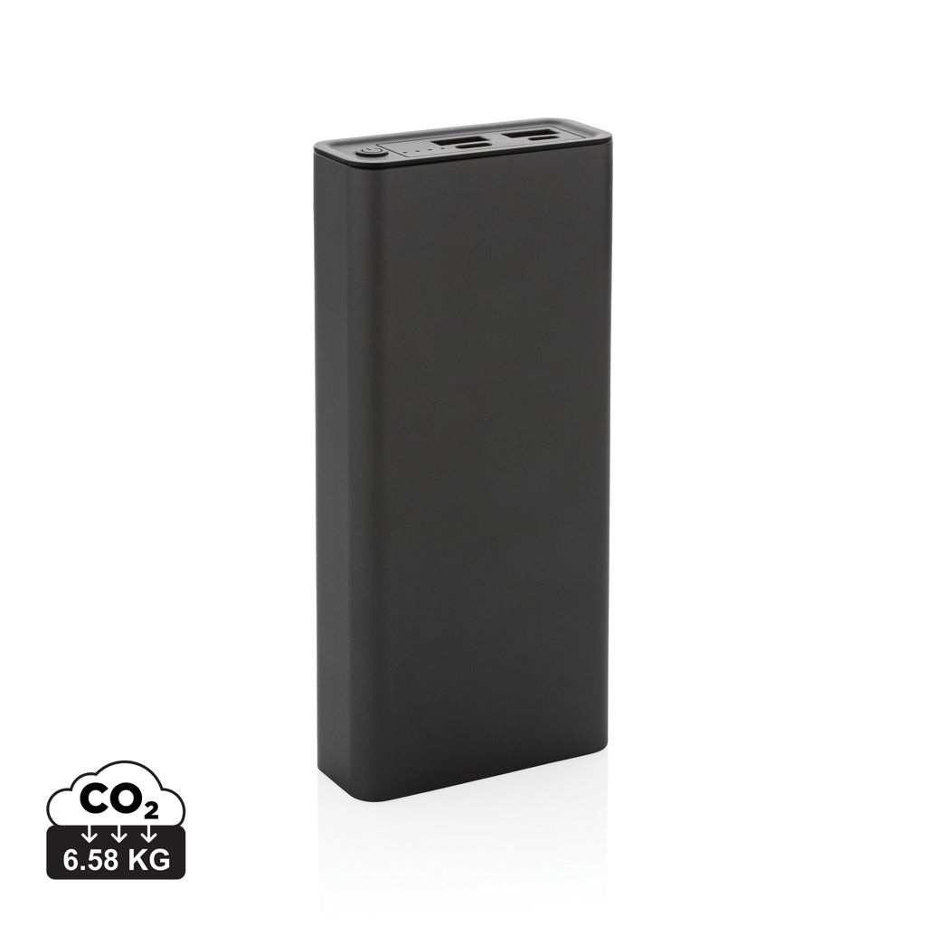 Terra RCS gerecyclede 20W aluminium powerbank 20.000 mAh