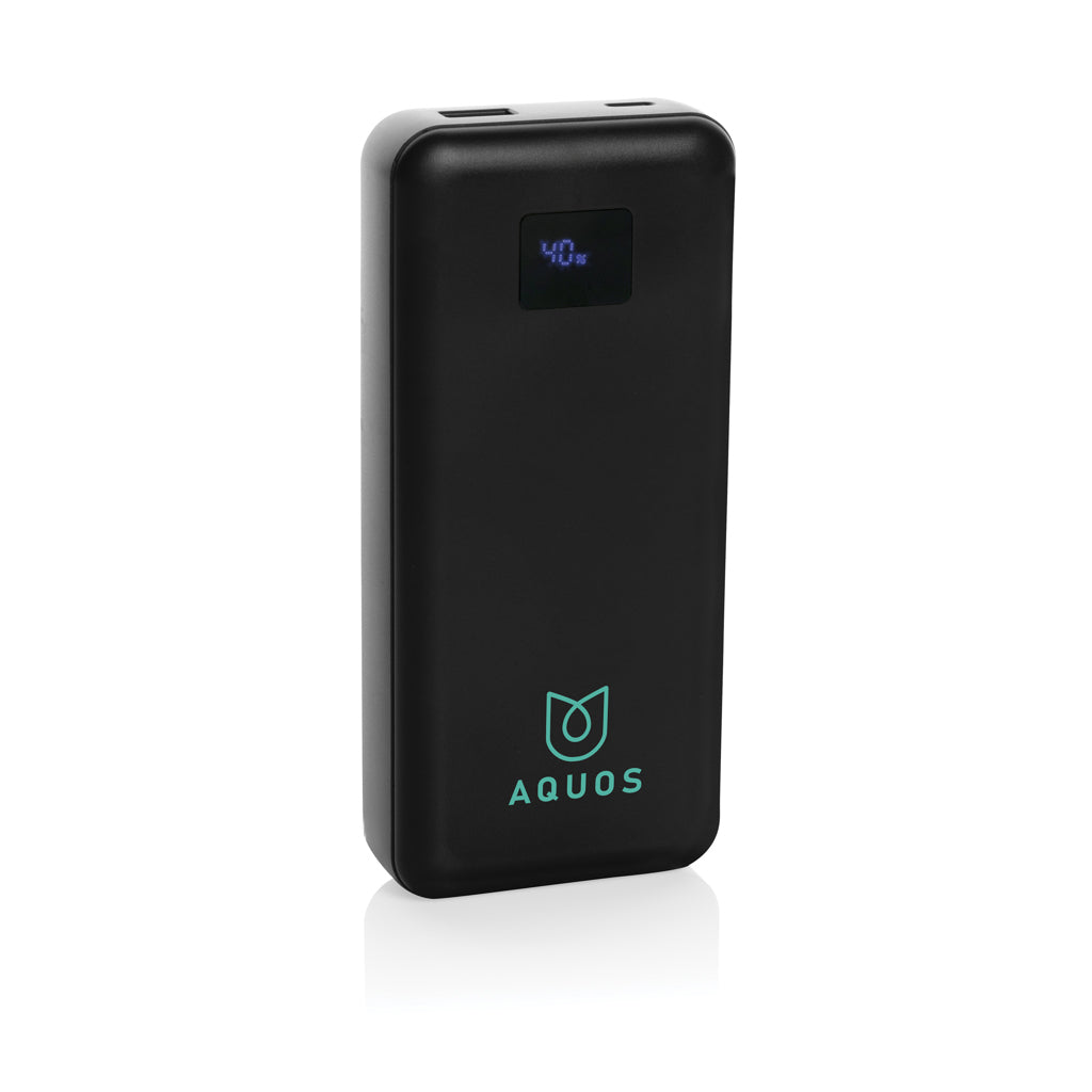 Gridley RCS gerecycled plastic 20000 65W laptop powerbank