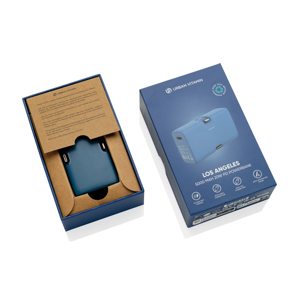 Urban Vitamin Los Angeles RCS rplastic 20W PD powerbank