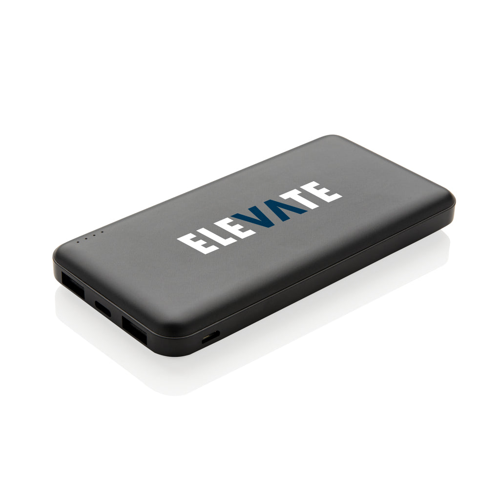 High density 10.000 mAh zakformaat powerbank