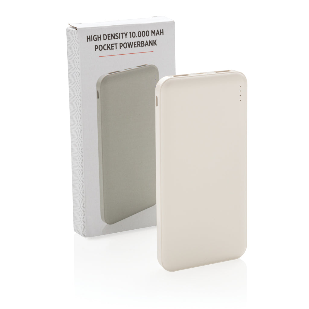 High density 10.000 mAh zakformaat powerbank