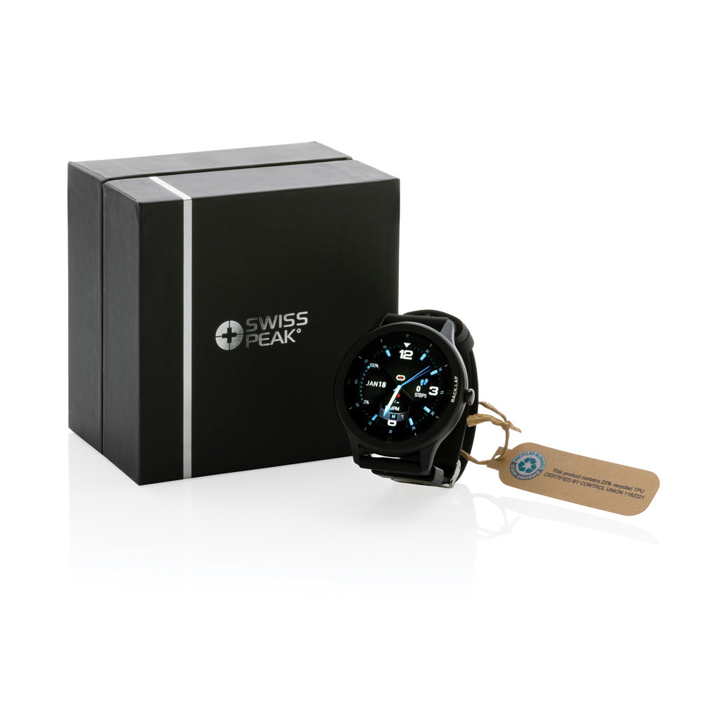 Swiss Peak RCS gerecycled TPU smart watch