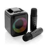 Singvibe RCS gerecycled plastic karaokeset met 2 microfoons
