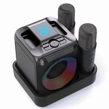 Singvibe RCS gerecycled plastic karaokeset met 2 microfoons