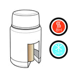 Swiss Peak Elite copper vacuüm voedselcontainer