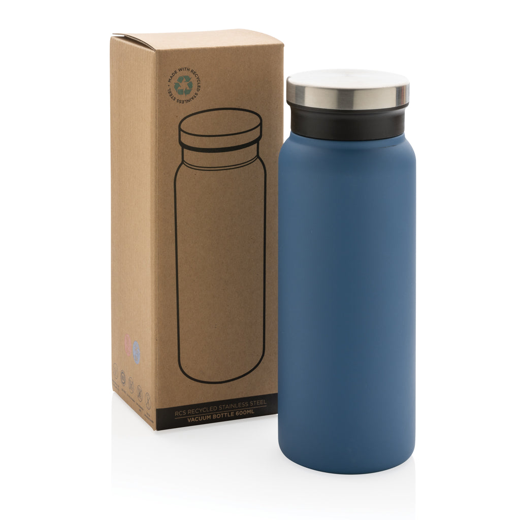 RCS gerecycled roestvrijstalen vacuümfles 600ML