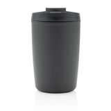 GRS gerecycled PP beker met klapdeksel
