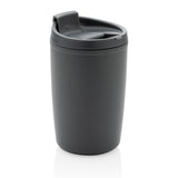GRS gerecycled PP beker met klapdeksel