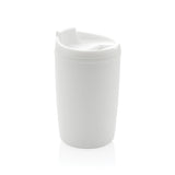 GRS gerecycled PP beker met klapdeksel