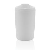GRS gerecycled PP beker met klapdeksel