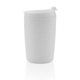 GRS gerecycled PP beker met klapdeksel