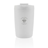 GRS gerecycled PP beker met klapdeksel