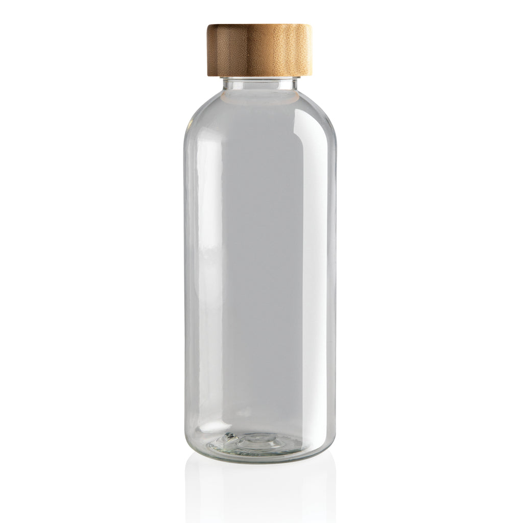 GRS recycled PET fles met bamboe dop
