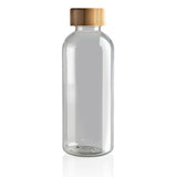 GRS recycled PET fles met bamboe dop