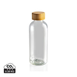 GRS recycled PET fles met bamboe dop
