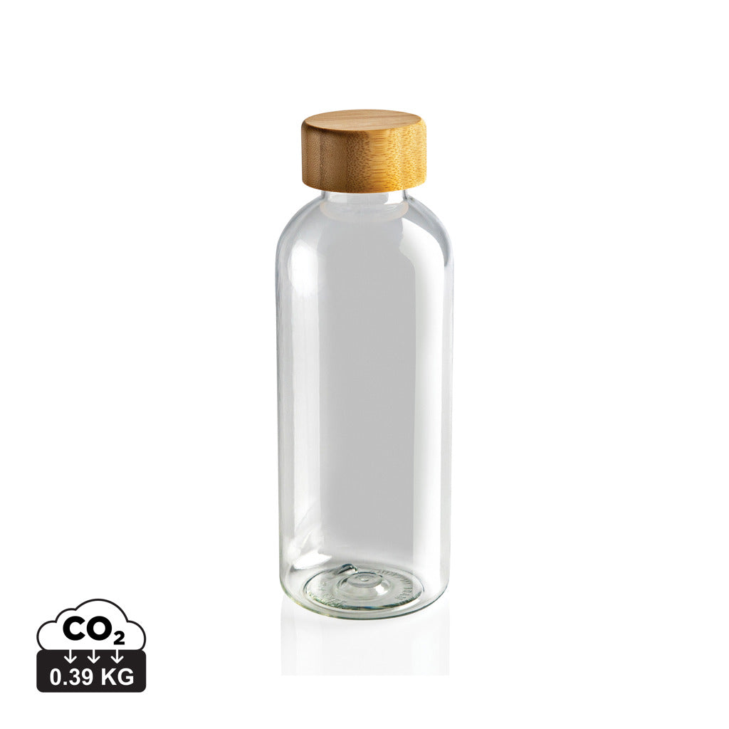 GRS recycled PET fles met bamboe dop